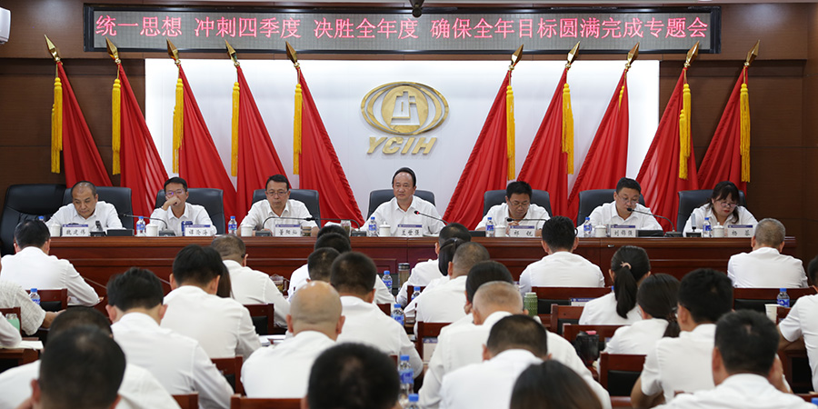 公司召開“統一思想、沖刺四季度、決勝全年度，確保全年目標圓滿完成”專題會