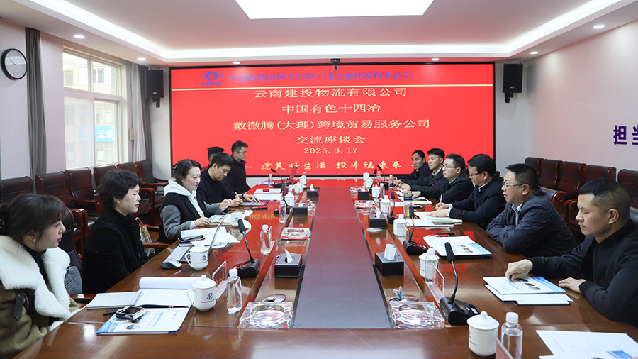 公司與數微騰跨境貿易公司交流座談