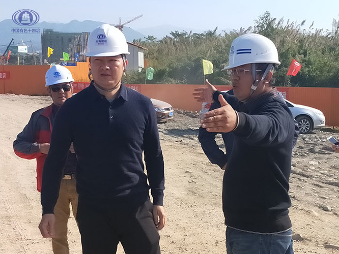 李明一行督導檢查公司管廊項目