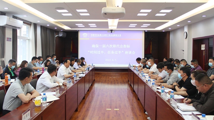 公司召開確保一屆六次職代會指標“時間過半 任務過半”座談會